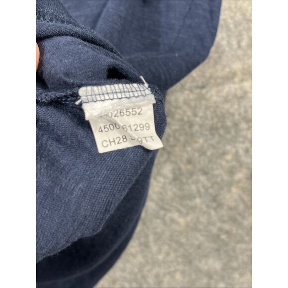 Ariat Shirt Womens XL Blue‎ Short Sleeve Crew Neck Cowgirl American Flag Bison - Picture 6 of 9